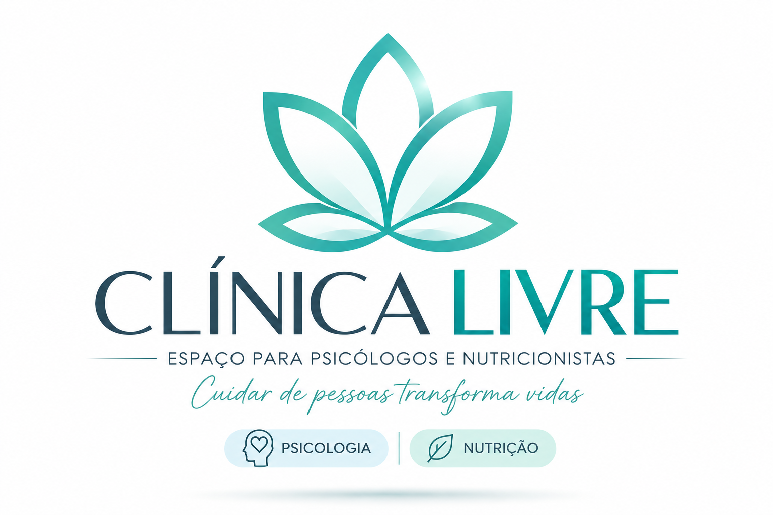 Clínica Livre — Espaço para Psicólogos e Nutricionistas. Cuidar de pessoas transforma vidas.